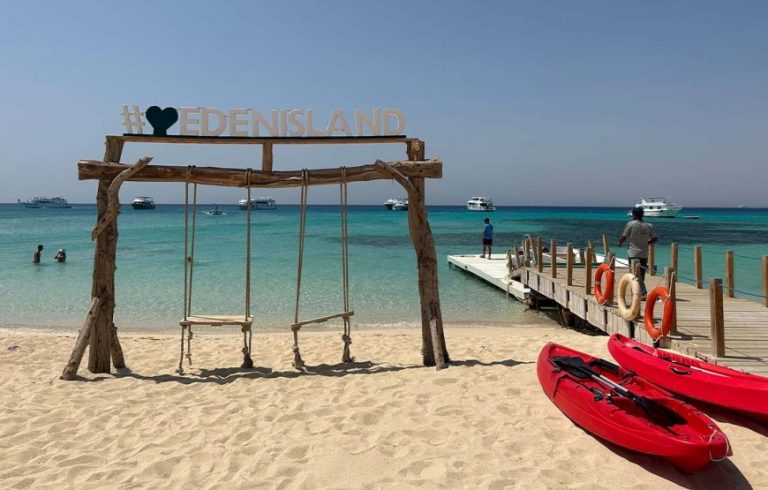 Reisebericht über Eden Island Ägypten: Ein unvergesslicher Tag zwischen Sandstrand, Meer und Korallenriffen